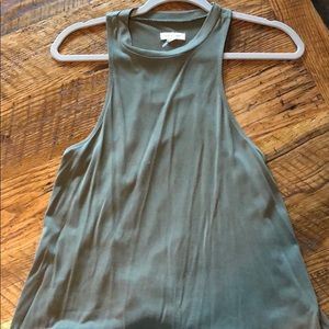 Olive tank top